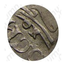 1 рубль 1719, OK, портрет в латах, без знака минцмейстера, без заклепок, арабесок и вышивки