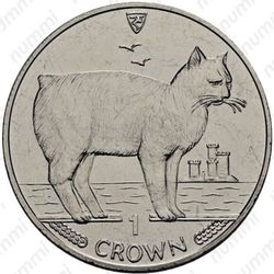 1 крона 1988, Мэнкс - Реверс