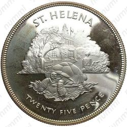 25 пенсов 1977, гигантская черепаха