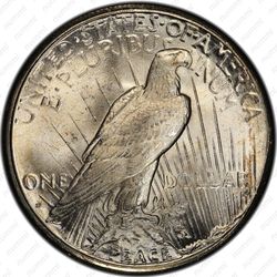 1 доллар 1924, мирный доллар