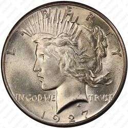 1 доллар 1927, мирный доллар