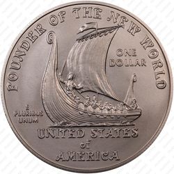 1 доллар 2000, Лейф Эрикссон