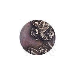 1 рубль 1710, портрет работы Г. Гаупта, без знака гравёра, венок без лент