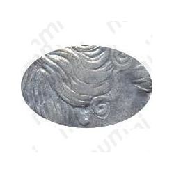 1 рубль 1733, без броши на груди, без локона волос за ухом