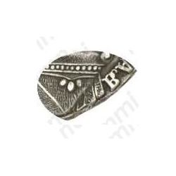 1 рубль 1736, тип 1735 года, с кулоном на груди, 3 ленты наплечника на левом плече