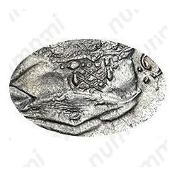 1 рубль 1741, СПБ, Елизавета, погрудный портрет петербургского типа