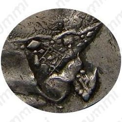 1 рубль 1741, СПБ, Елизавета, портрет московского типа, без плаща