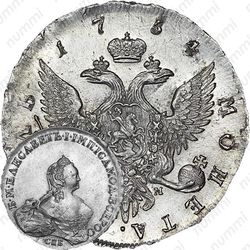 1 рубль 1754, СПБ-BS-IМ