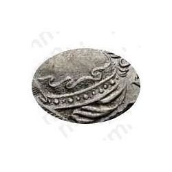 1 рубль 1731, без броши на груди, локон за ухом, голова больше