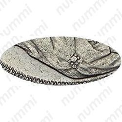 1 рубль 1738, петербургский тип, без обозначения монетного двора, орел московского типа, крест державы касается крыла