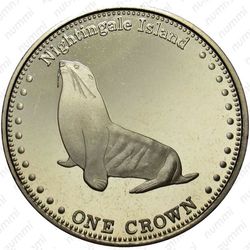 1 крона 2011, остров Найтингейл