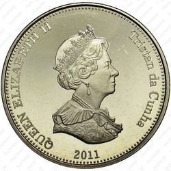 1 крона 2011, остров Найтингейл