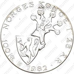 100 крон 1982, Улаф V