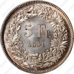 5 франков 1851