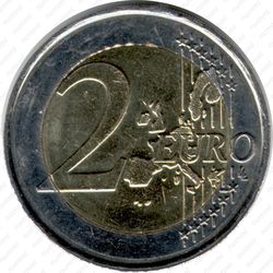 2 евро 2000 - Реверс