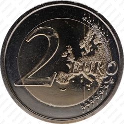 2 евро 2012, 10 лет наличного евро (Словакия) - Реверс