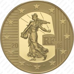 50 евро 2016, сеятельница