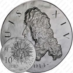 10 евро 2014, Людовик XIV