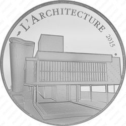 10 евро 2015, Ле Корбюзье