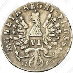 6 грошей 1760 - Реверс
