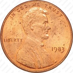 1 цент 1983 - Аверс