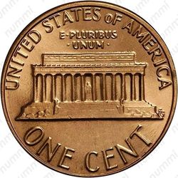 1 цент 1985 - Реверс