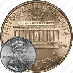 1 цент 1999