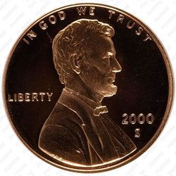 1 цент 2000 - Аверс