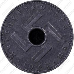 5 рейхспфеннигов 1940, для оккупированных территорий