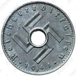 5 рейхспфеннигов 1941, для оккупированных территорий