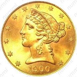 5 долларов 1900, голова Свободы