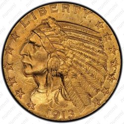 5 долларов 1913, голова индейца