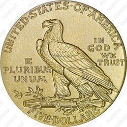 5 долларов 1914, голова индейца