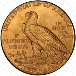 5 долларов 1929, голова индейца