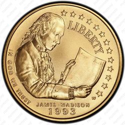 5 долларов 1993, Джеймс Мэдисон