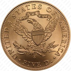 5 долларов 2006, Старый монетный двор Сан-Франциско