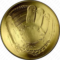 5 долларов 2014, бейсбол