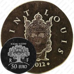 50 евро 2012, Людовик IX Святой