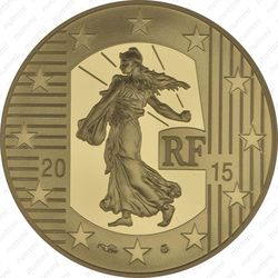 50 евро 2015, сеятельница