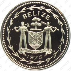 1 доллар 1975, красный ара