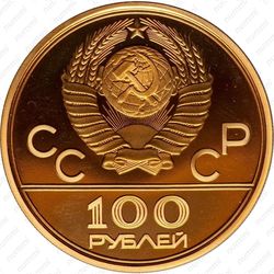100 рублей 1978, гребной канал