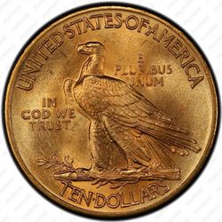 10 долларов 1932, голова индейца