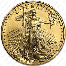 25 долларов 2001, американский орёл (золото)