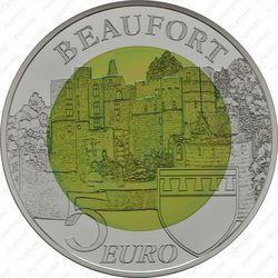 5 евро 2013, замок Бофор