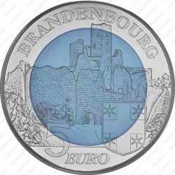 5 евро 2015, замок Бранденбург