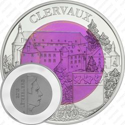 5 евро 2016, замок Клерво