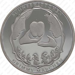 10 евро 2013, Белоснежка, серебро