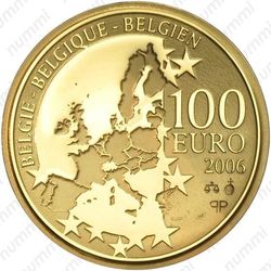 100 евро 2006, 175 лет бельгийской правящей династии