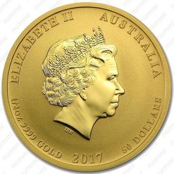 50 долларов 2017, год петуха