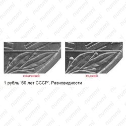1 рубль 1982, 60 лет СССР